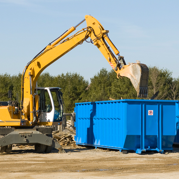 what size residential dumpster rentals are available in Wise North Carolina